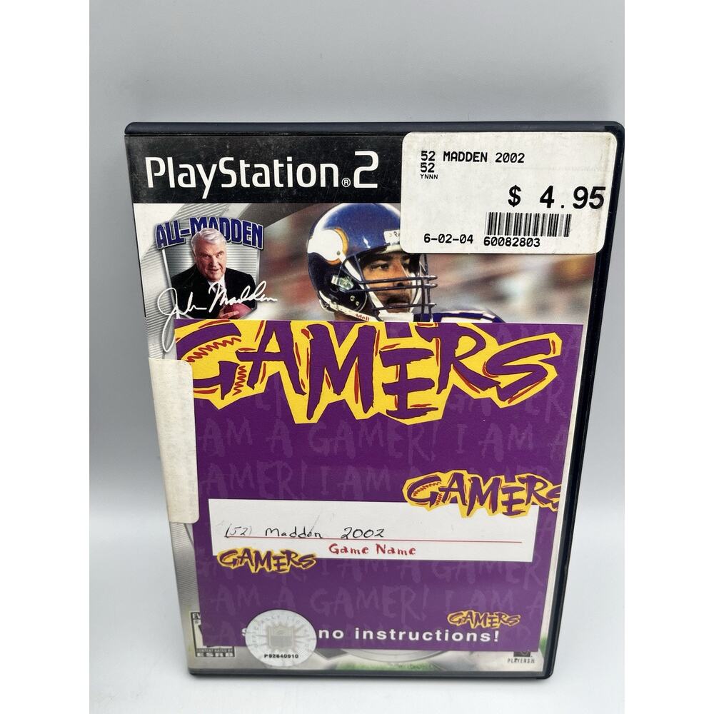 Madden NFL 2002 PS2 PlayStation 2 - Tested